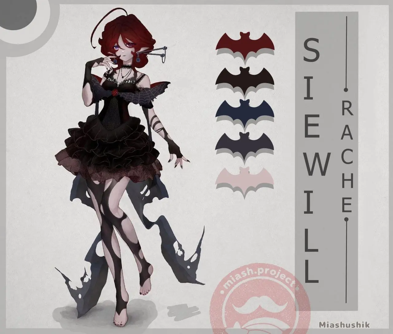 Character design by Miash