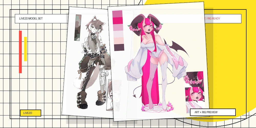 Live2D fallback preview